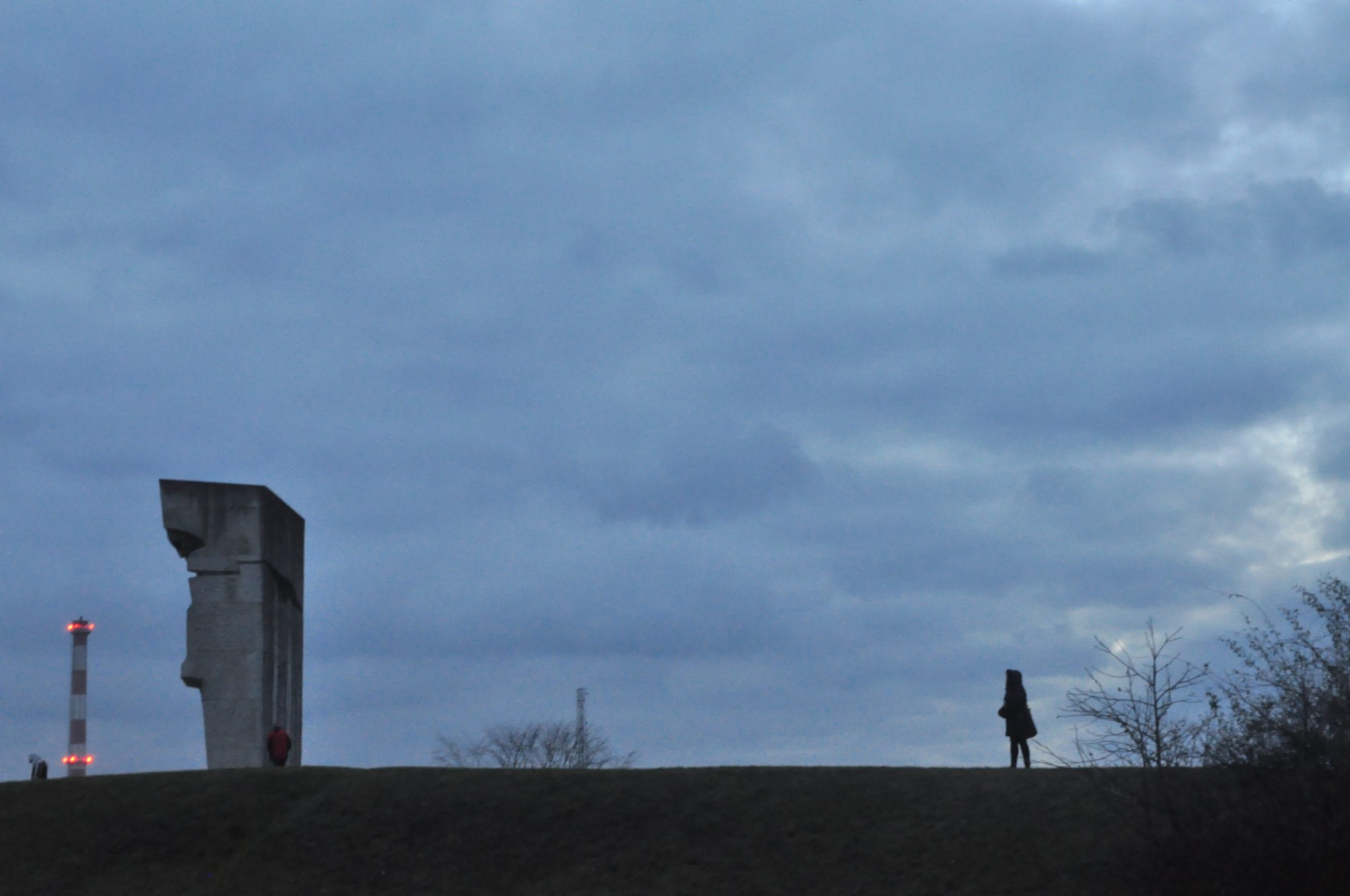 view of the memorial from afar