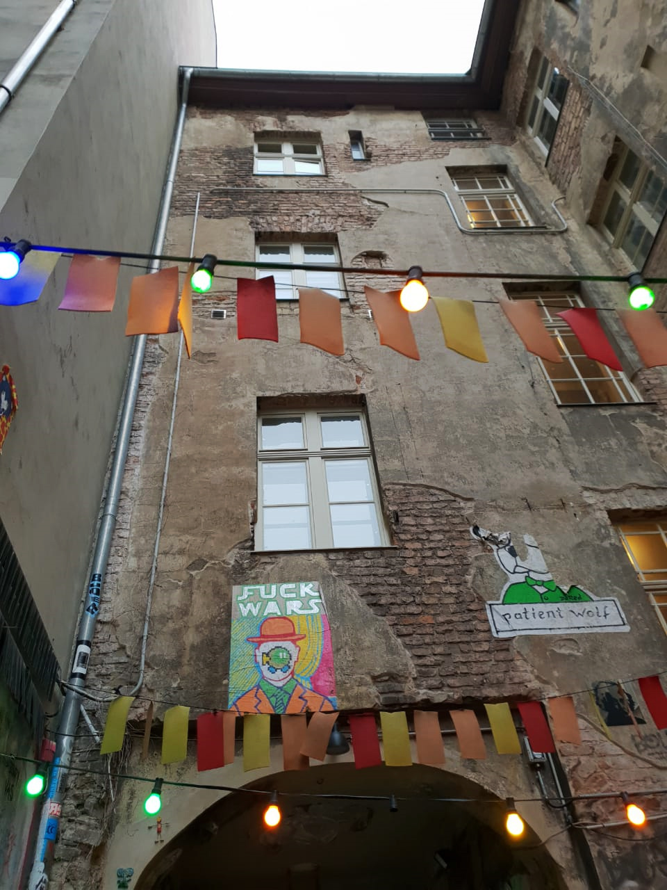 The courtyard which houses The Otto Weidt Workshop for the Blind Museum