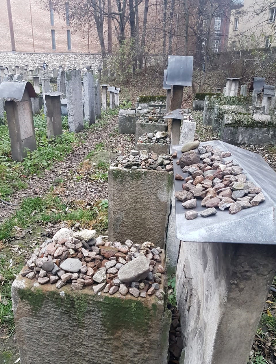 The Old Jewish Cemetery in Krakow, Poland