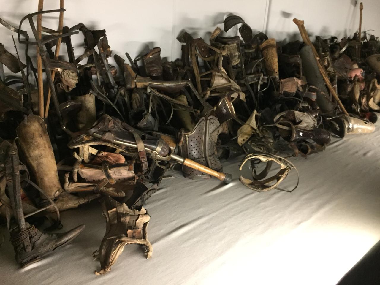 Prosthetics stolen from victims at Auschwitz