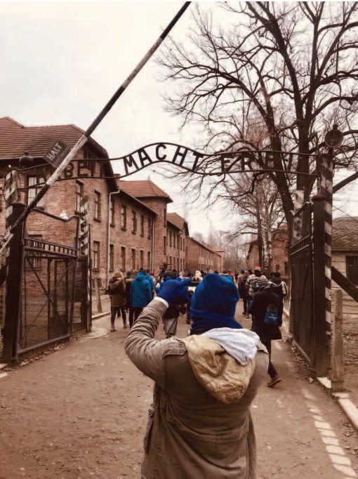 Auschwitz camp entrance