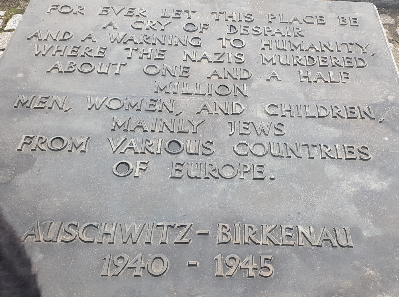 Standing amidst barbed wire and guard towers at Auschwitz I. Photo: Kuhle Mnisi