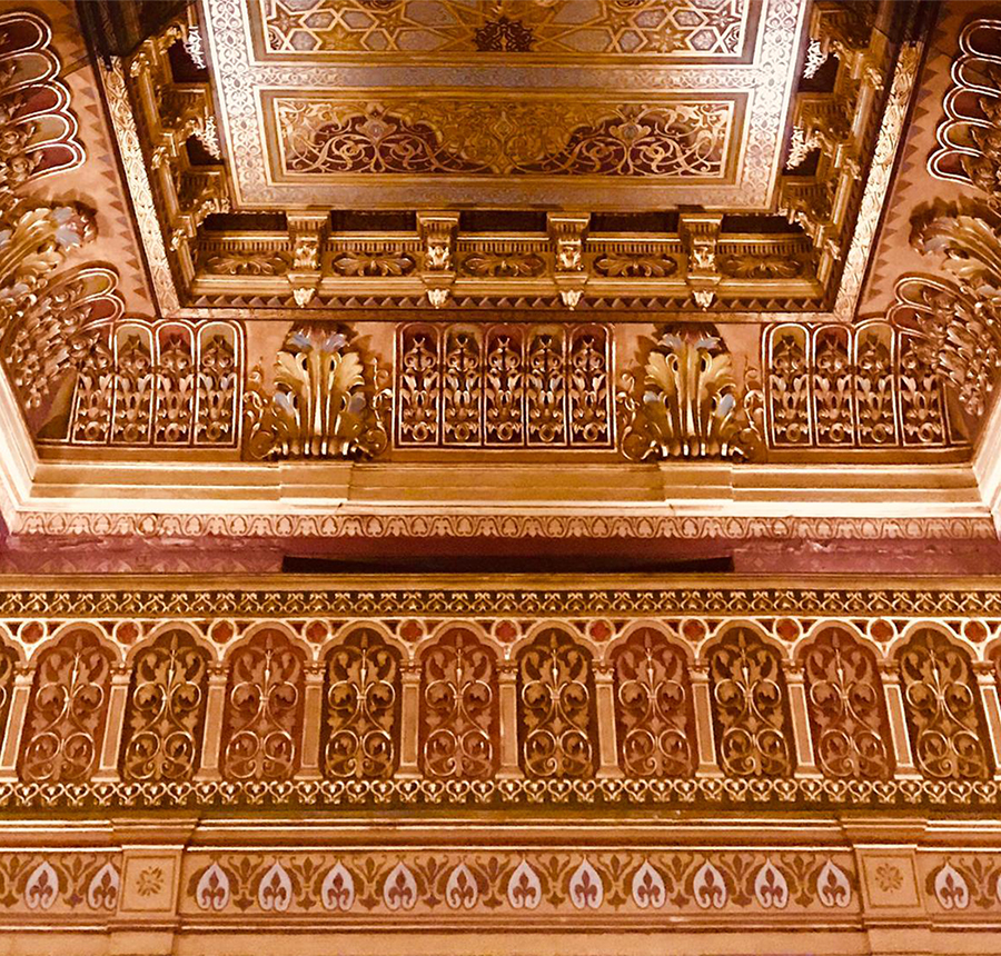 The roof of the Tempel Synagogue in Kazimierz