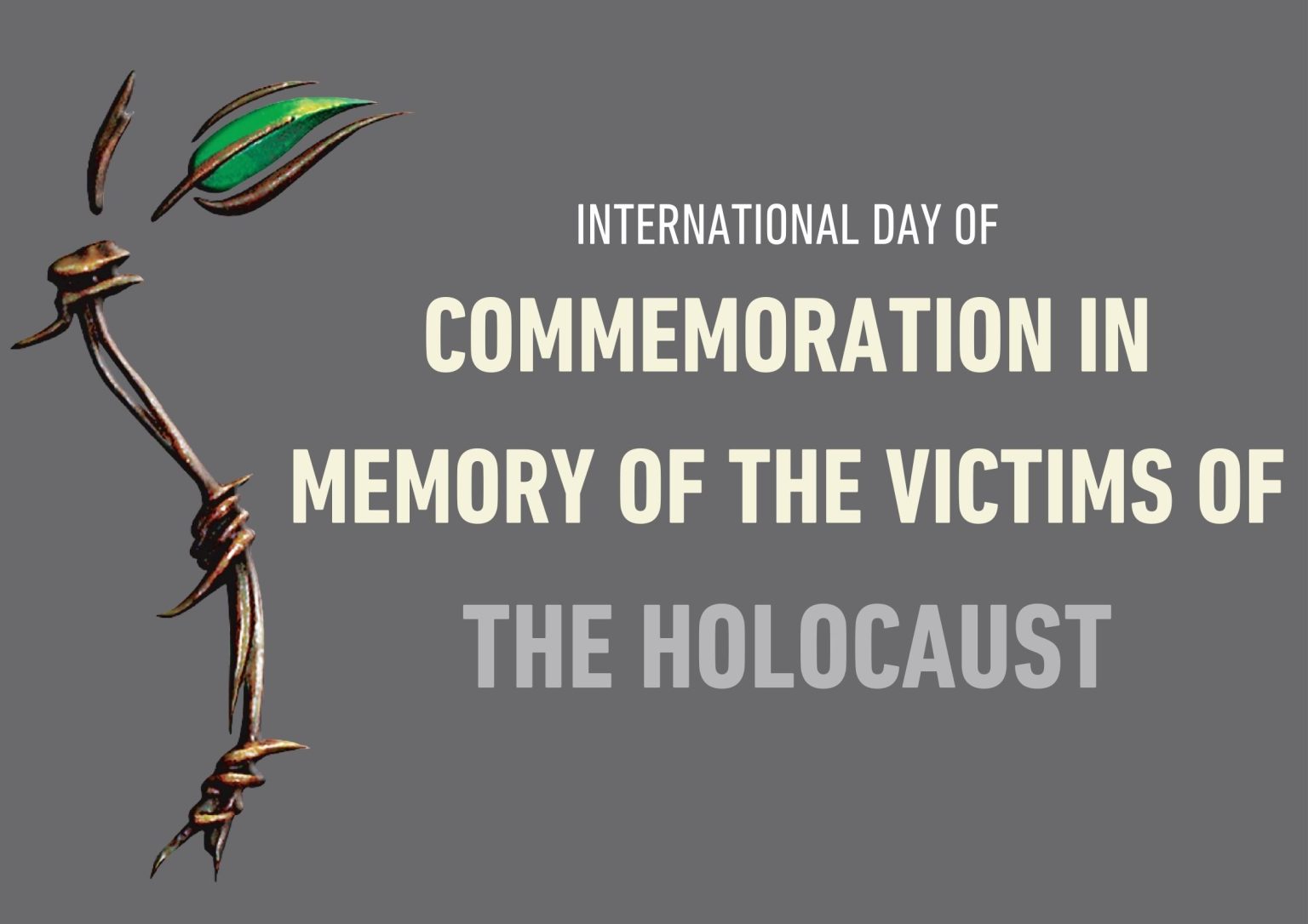 International Holocaust Remembrance Day Commemoration The